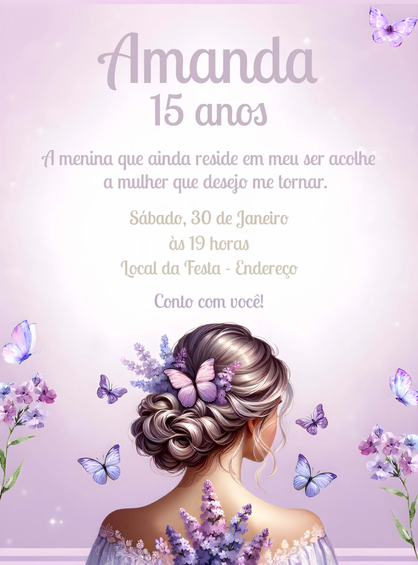 15 Anos Debutante Floral