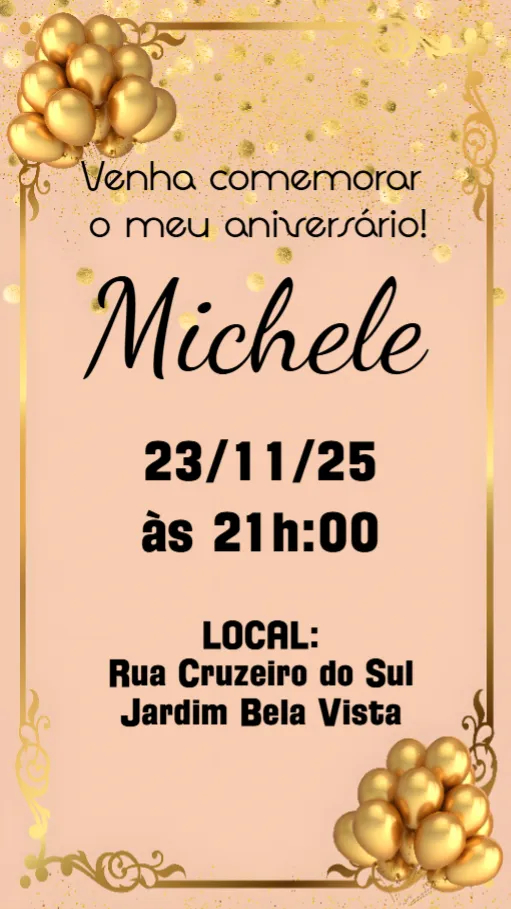 Invite Adult Birthday editable and customizable