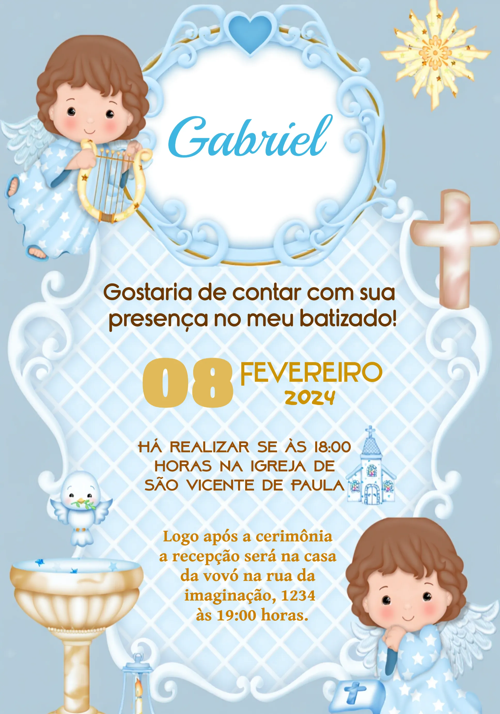 Batizado Anjinho Harpa