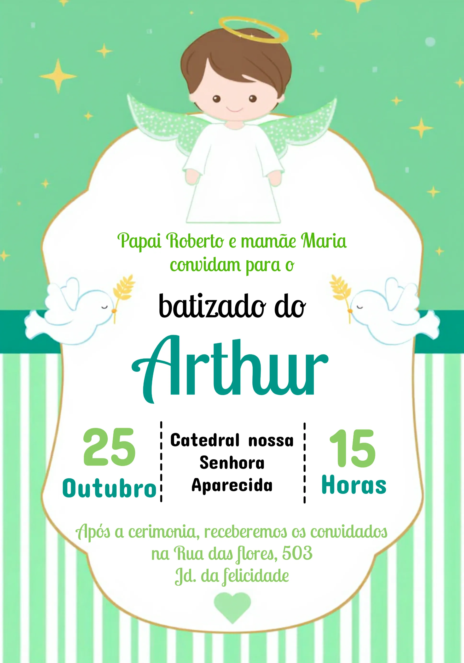 Batizado Menino Anjo