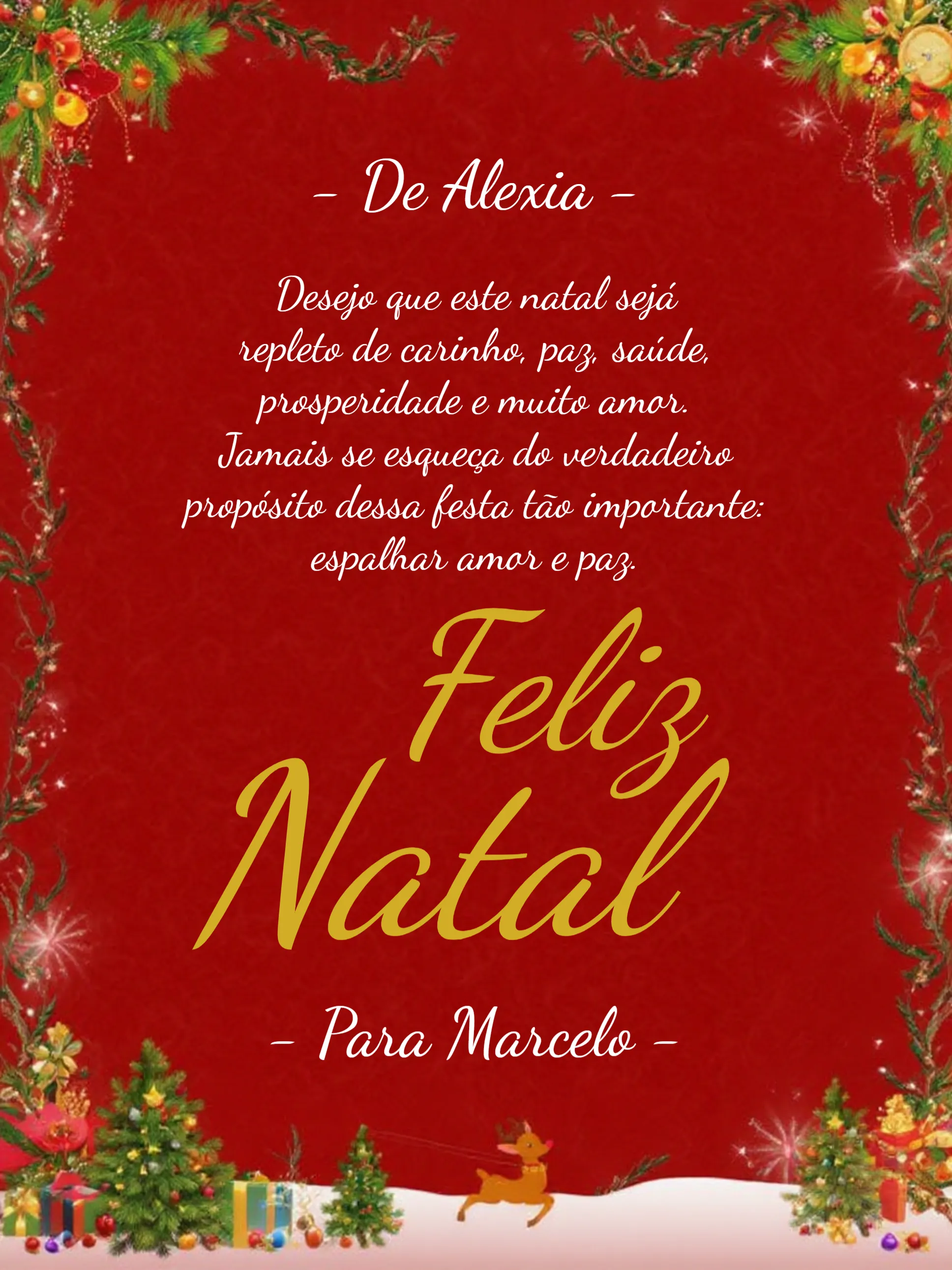 Cartão De Natal Arte - Convites Digitais para Festas | Convitede, image size:1936x2581