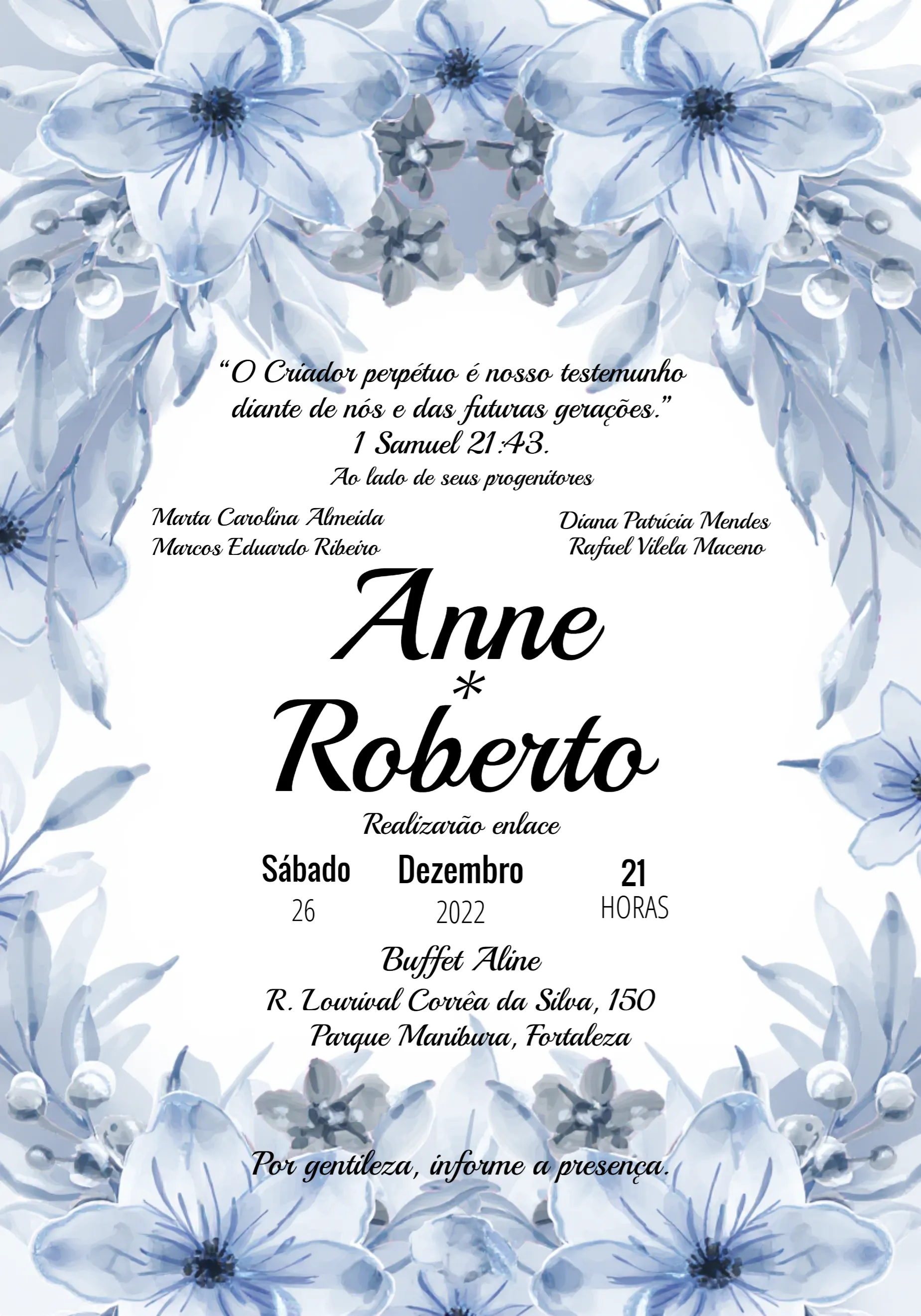 Casamento Floral Branco
