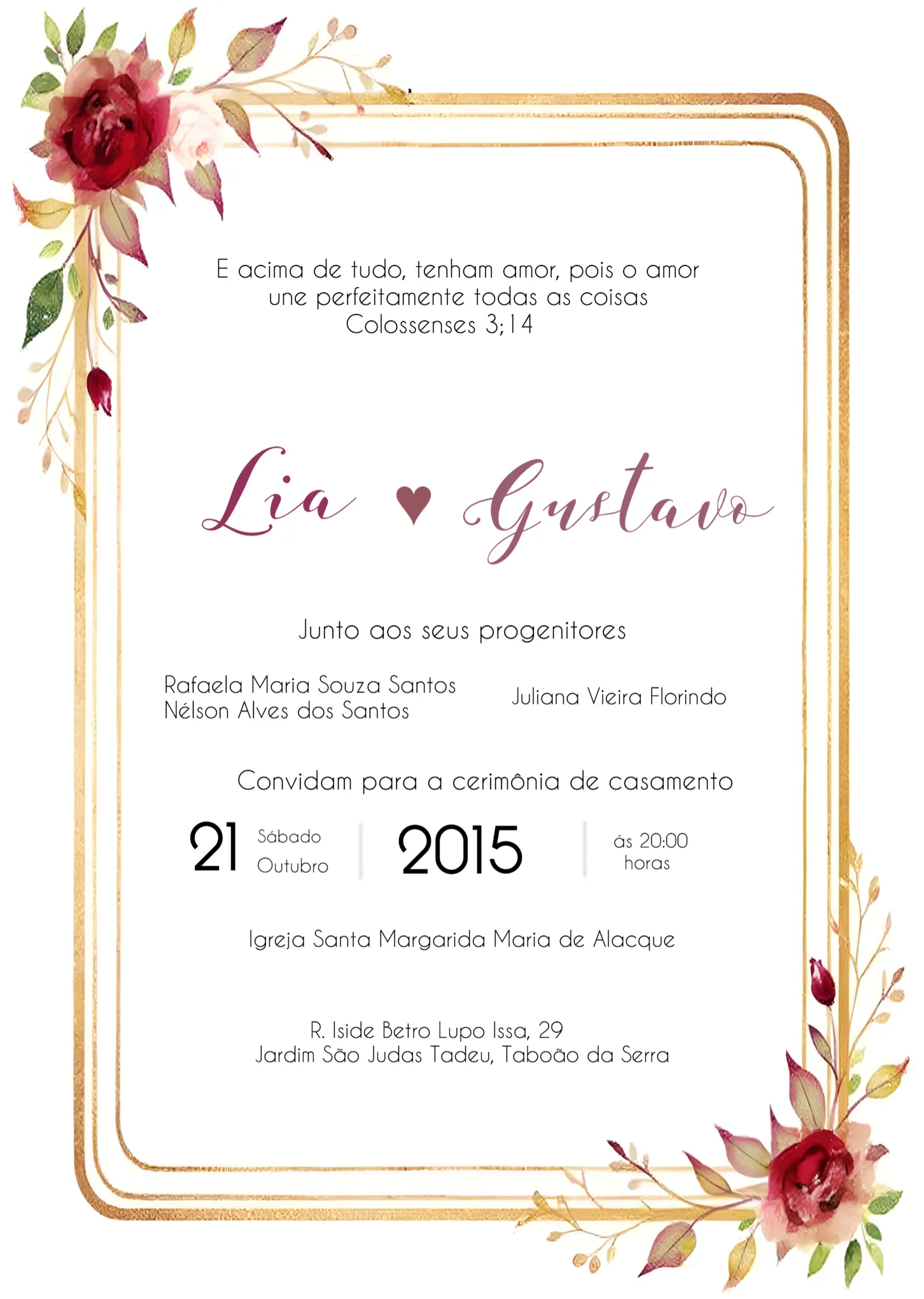Casamento Floral Flores