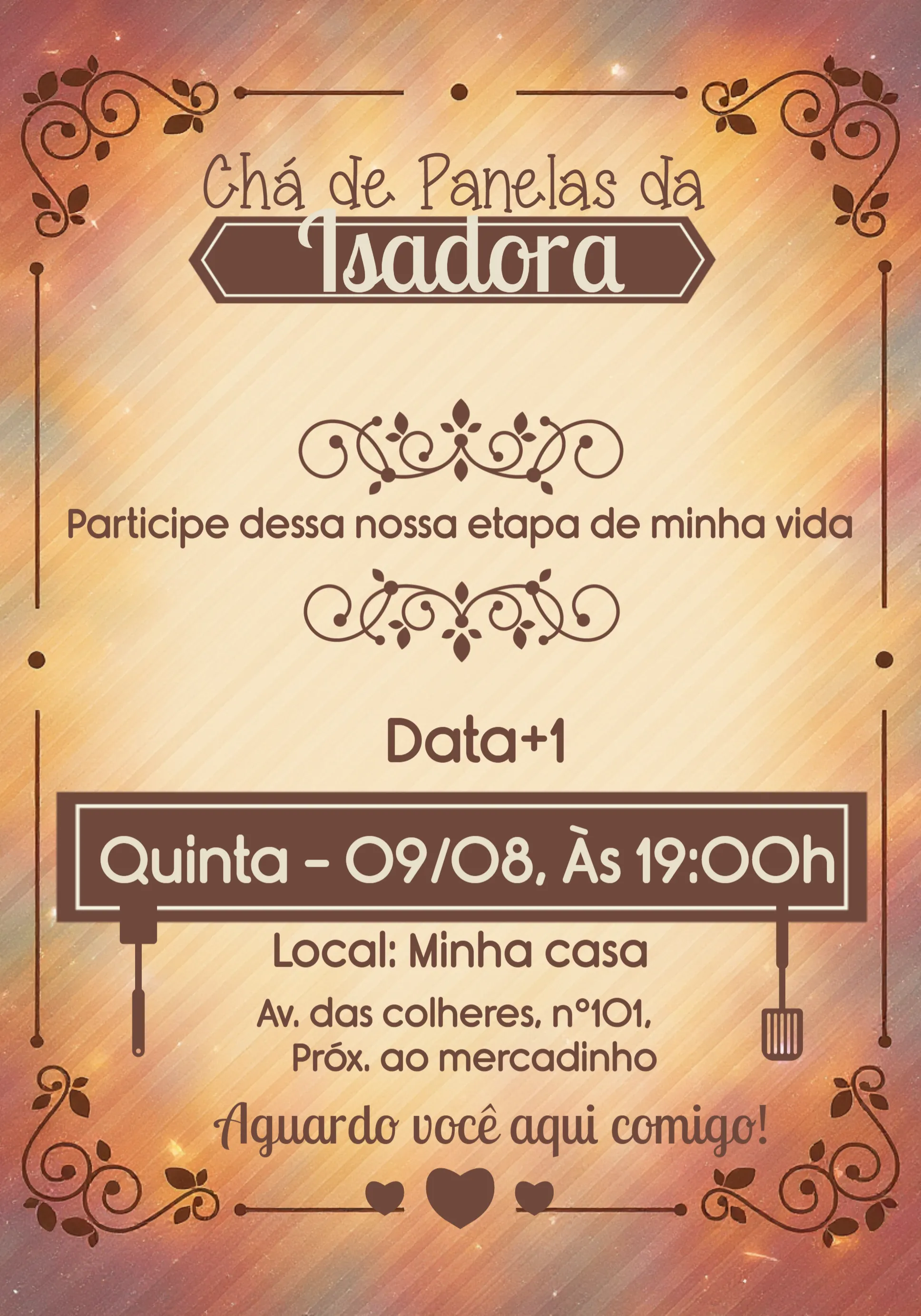 Chá De Panela Talheres