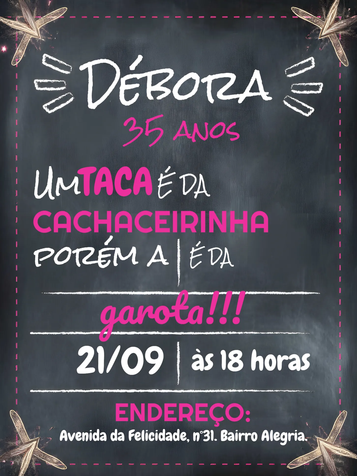 Chalkboard Churrasco Giz