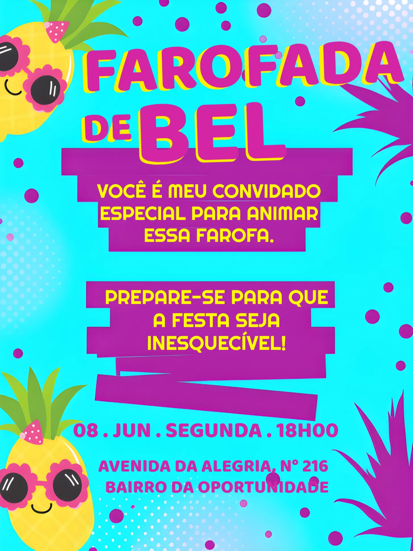 Farofa Da Gkay Azul
