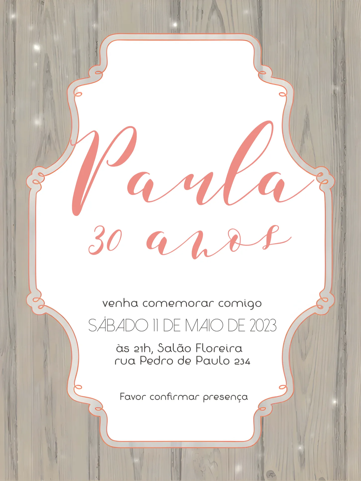 Feminino 30 Anos Tifany