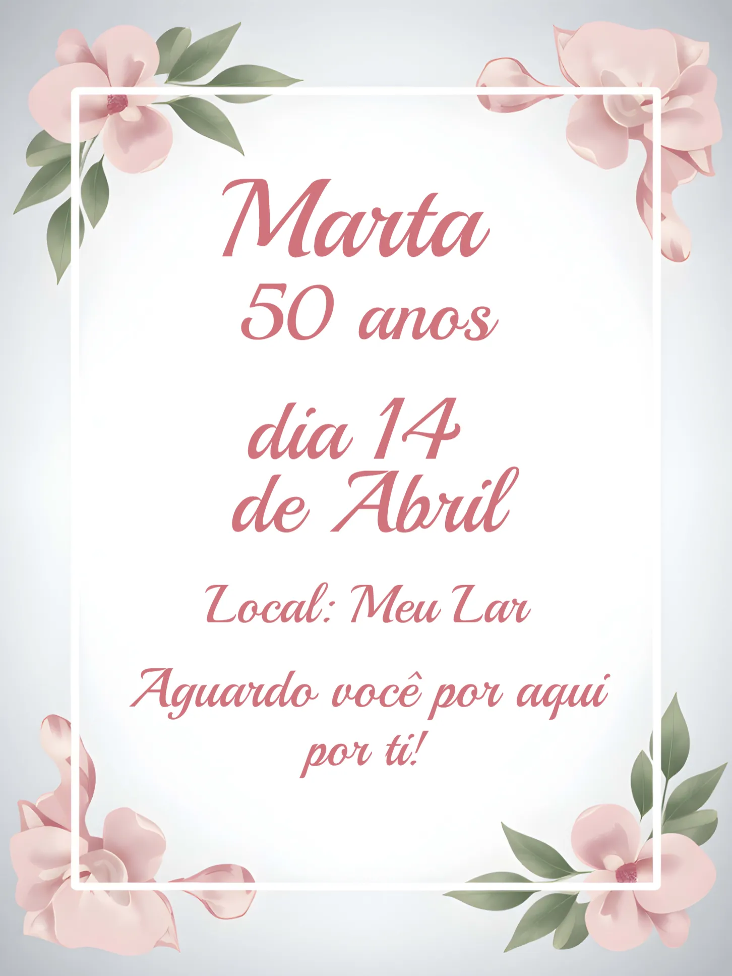 Floral - 50 Anos Elegante