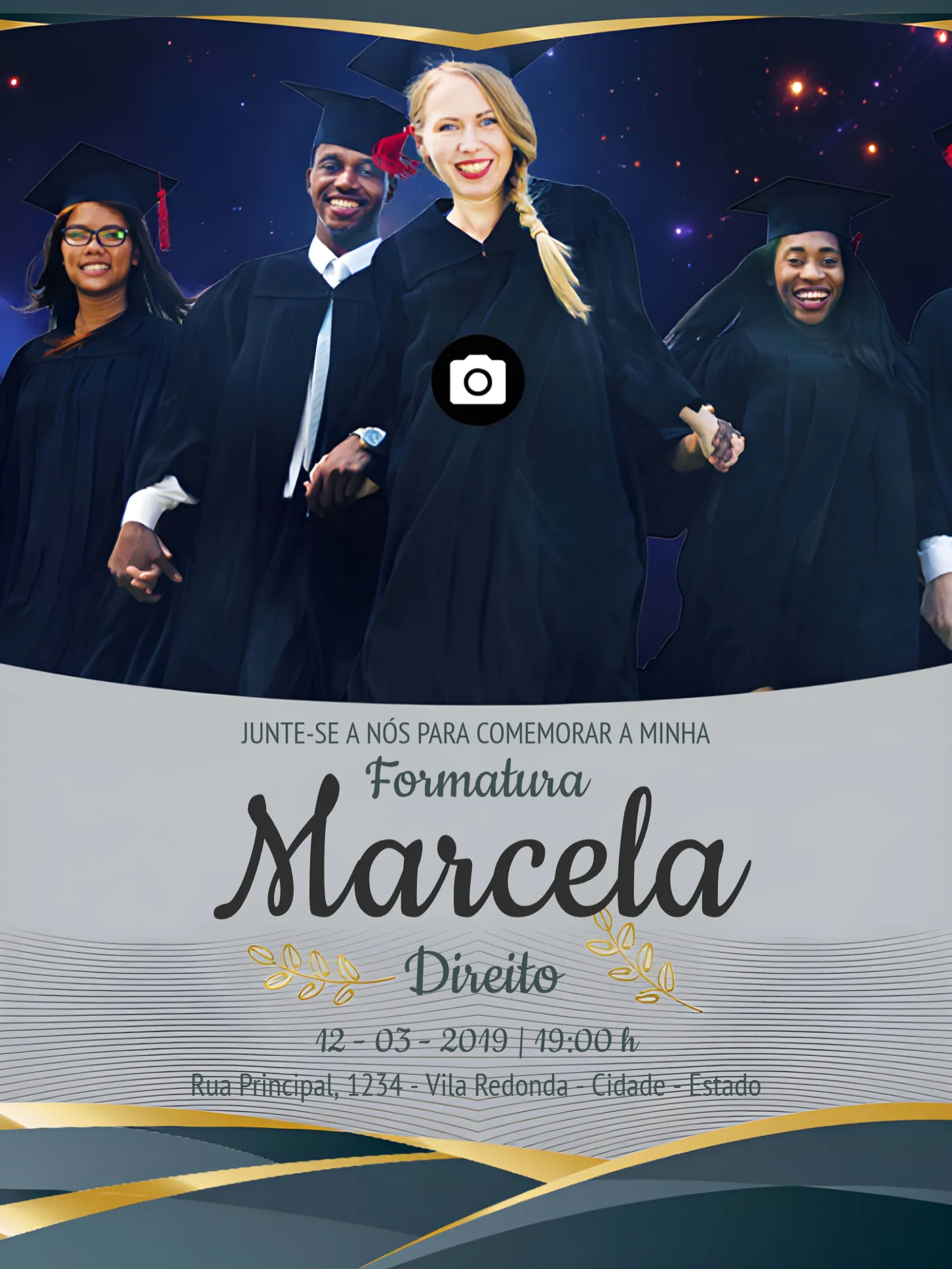 Formatura Com Foto Graduação