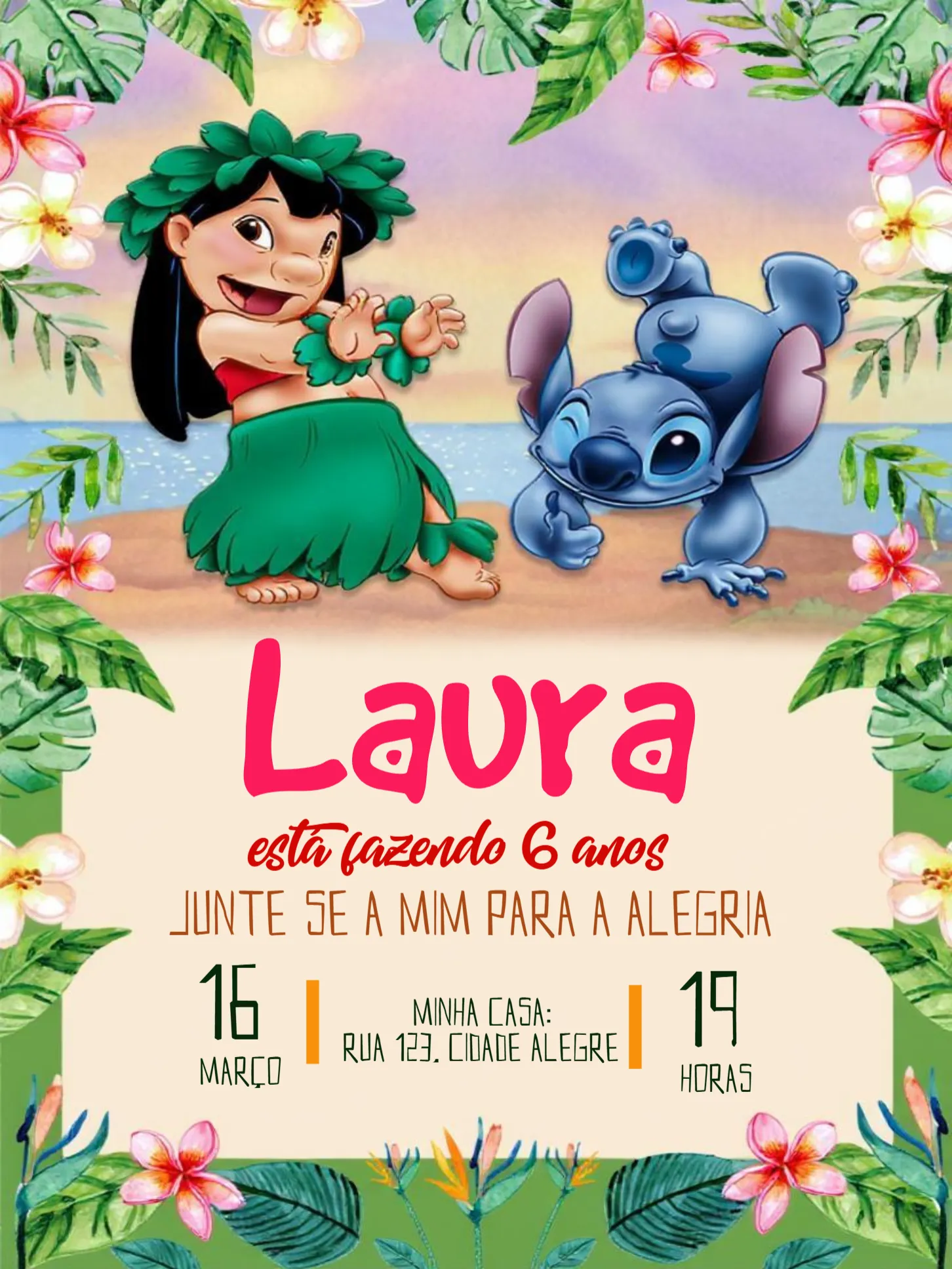 Lilo E Stitch Praia