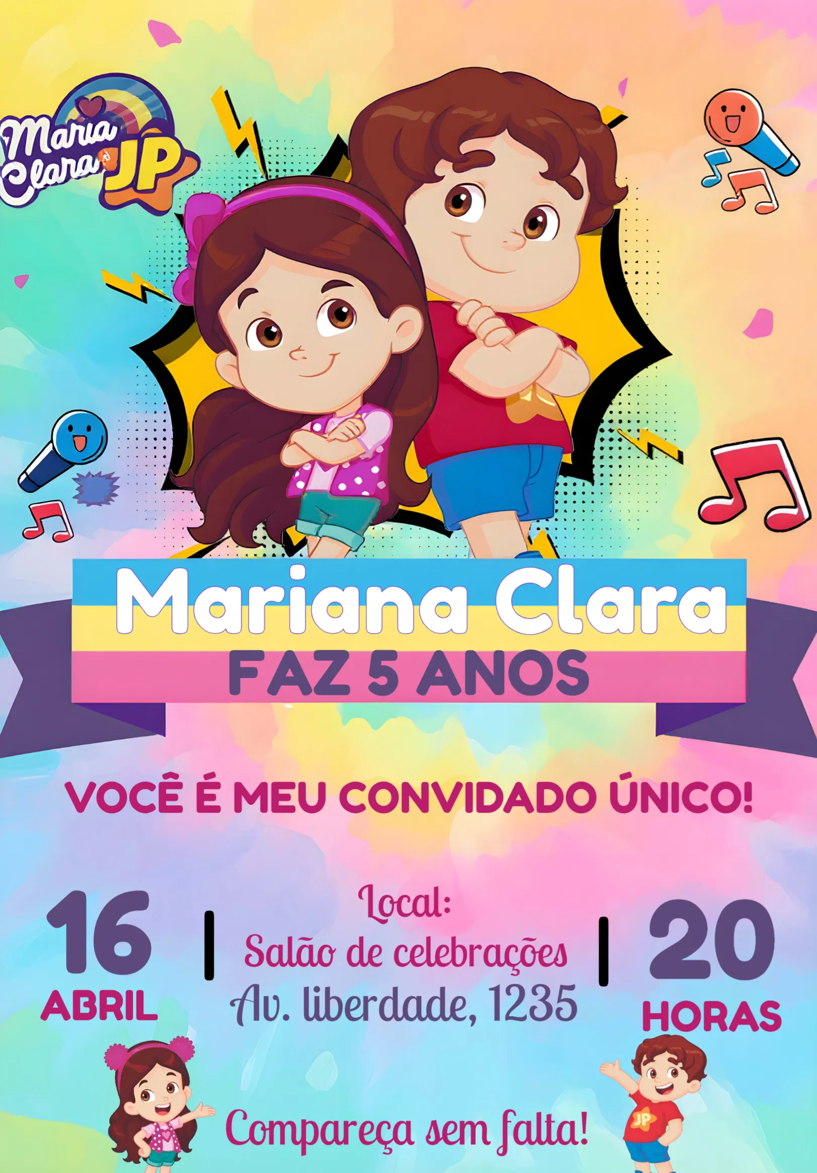 Maria Clara E Jp Colorido
