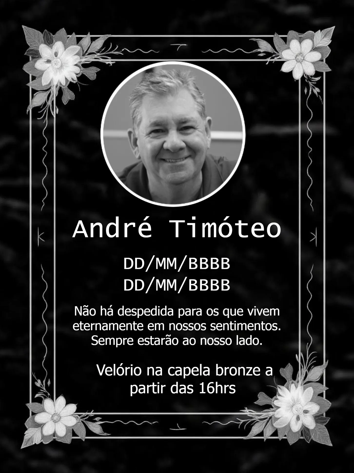 Convite Missa De Sétimo Dia Com Foto 7° para mais pesquisados