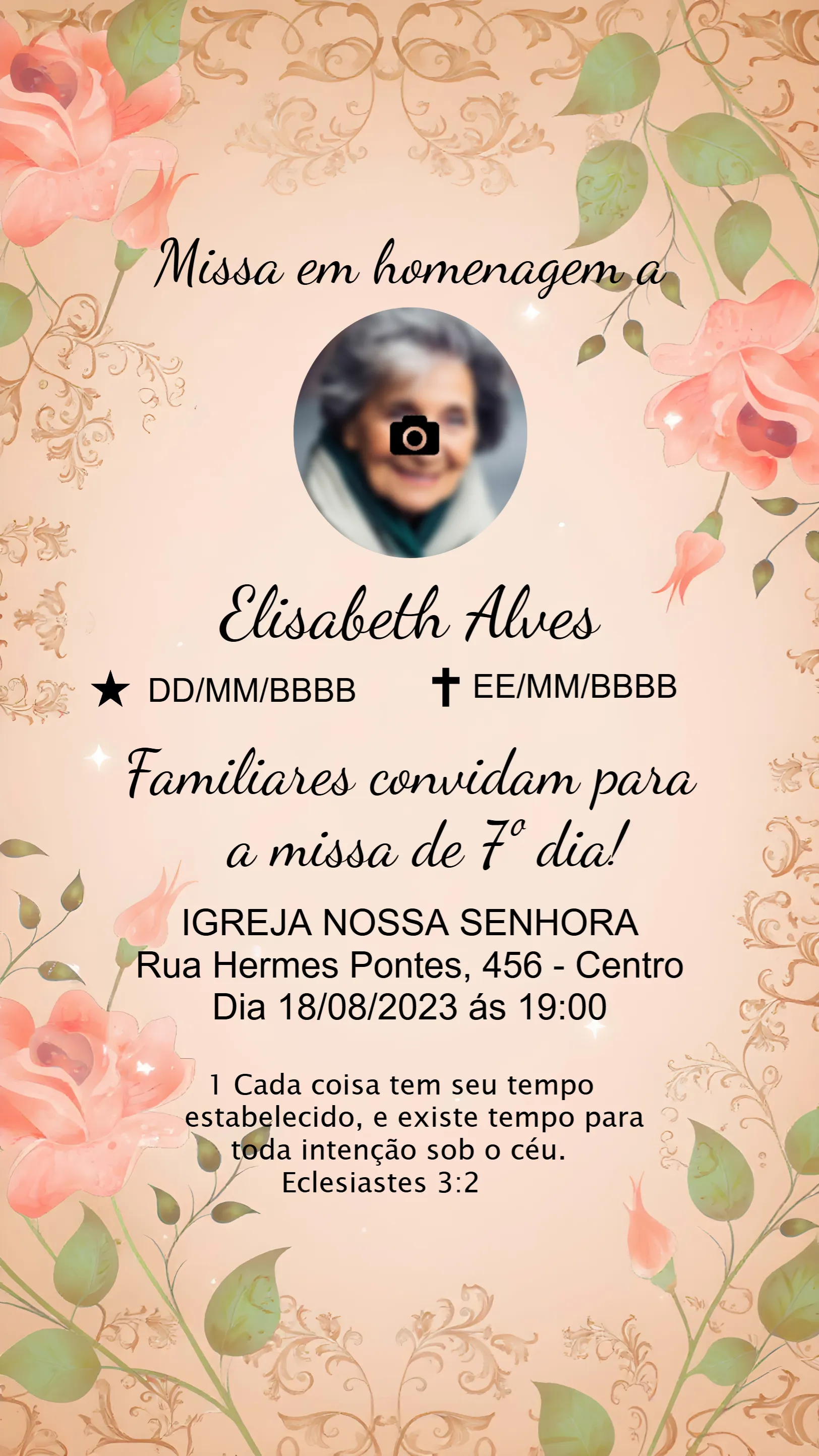 Missa De Sétimo Dia Flores