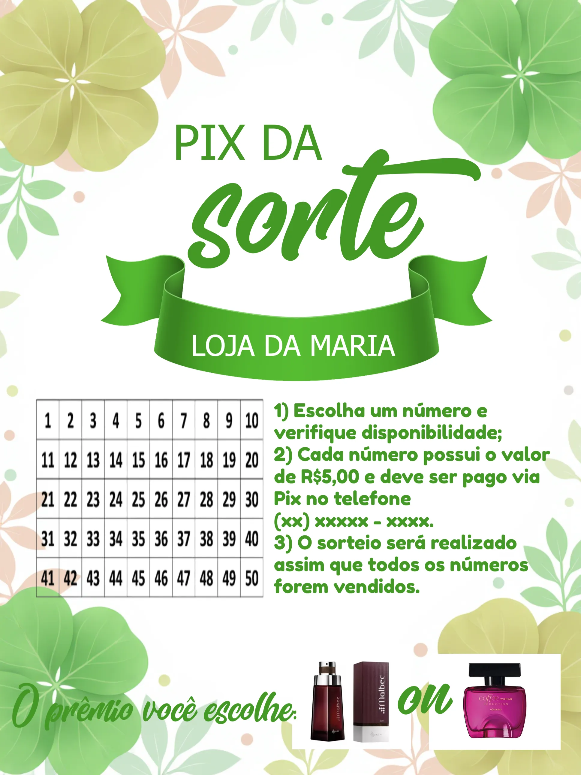 Invite Lucky Clover Pix editable and customizable