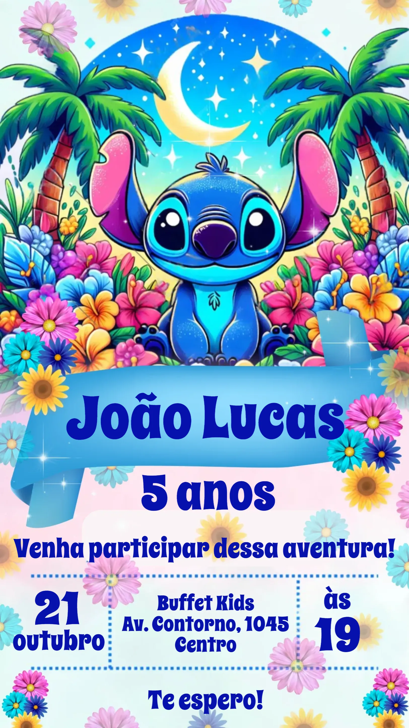 Digital Stitch Invitation Fun Kids Birthday Convitede digital-stitch-invitation-fun-kids-birthday-convitede