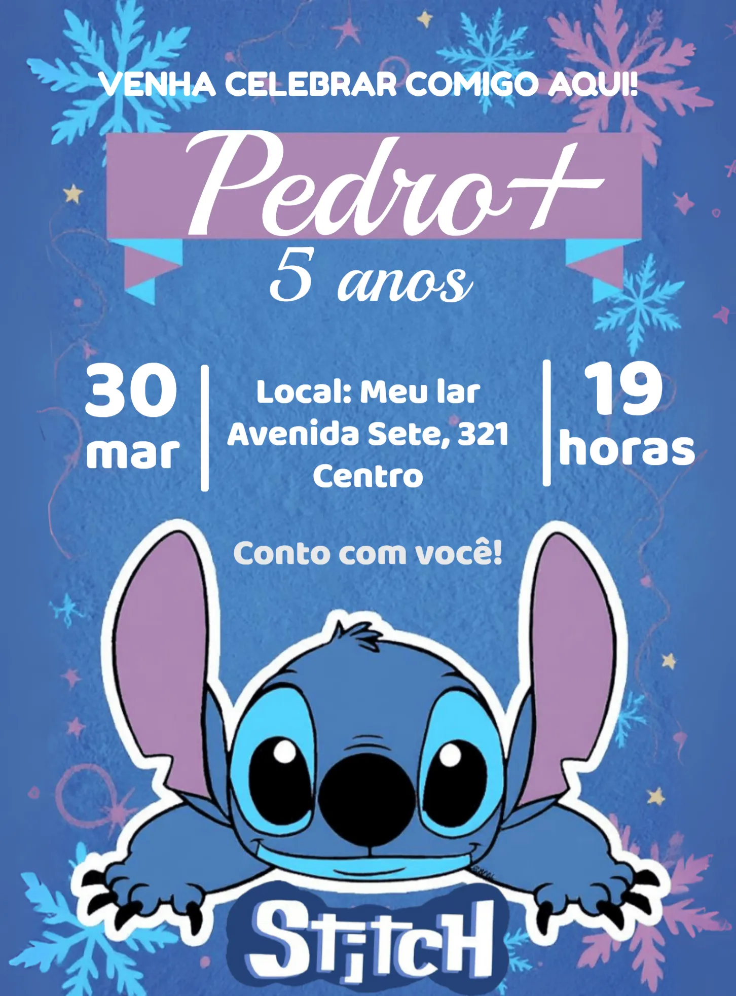 Convite Stitch Digital para mais pesquisados