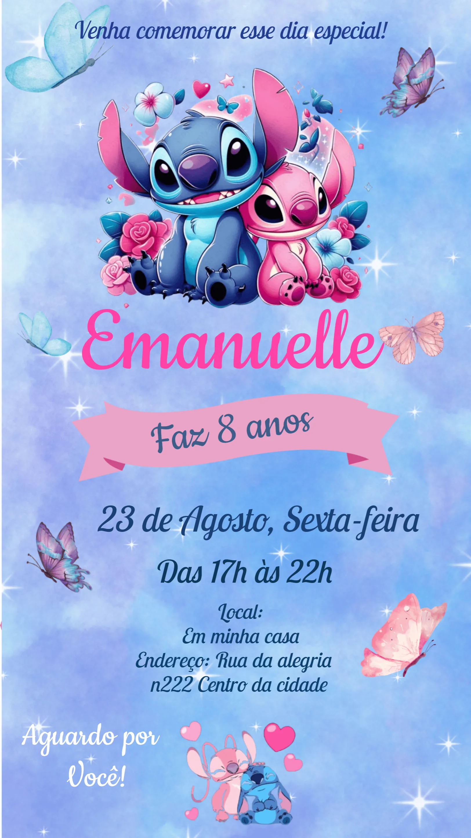 Stitch E Angel Disney