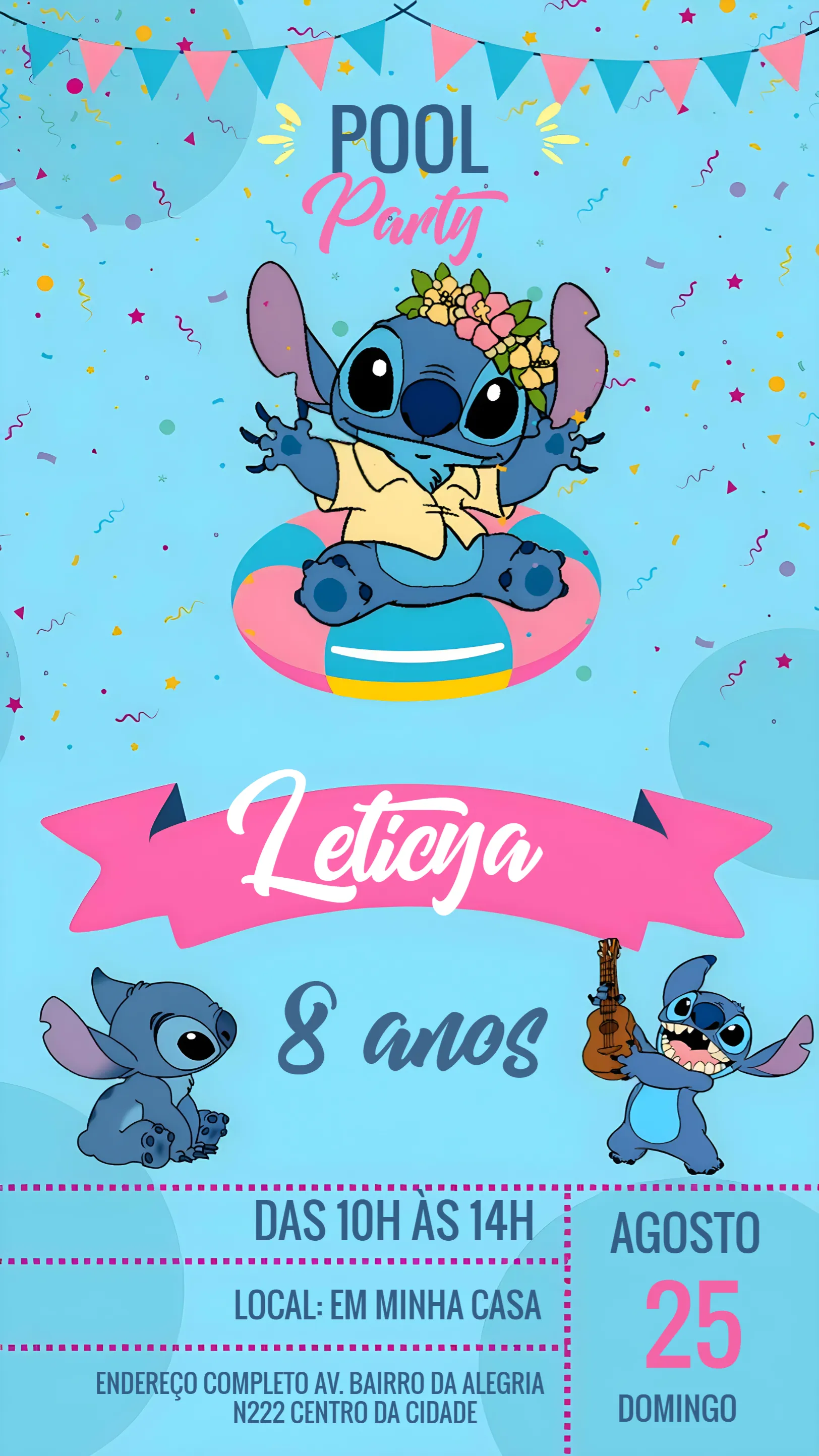 Stitch Pool Party Disney